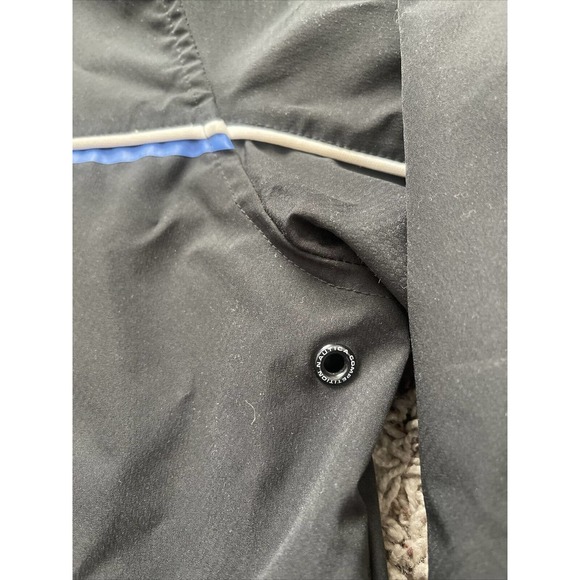 Vintage Nautica Competition Softshell Black Full Zip Windbreaker Jacket VTG - Picture 5 of 10